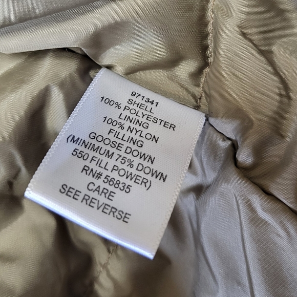 Cabelas goose down fur trim vest - Picture 4 of 4